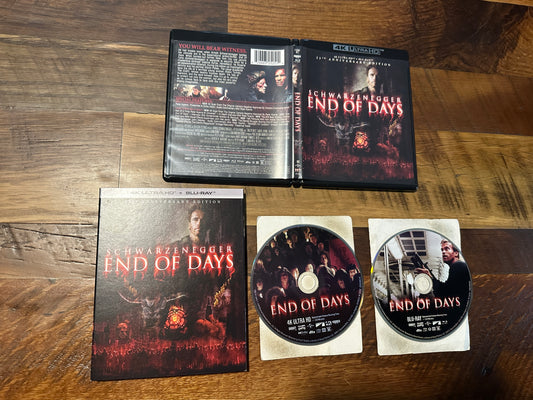 End of Days (4K Ultra HD, Scream Factory, Slipcover, 25 Ann Edition)