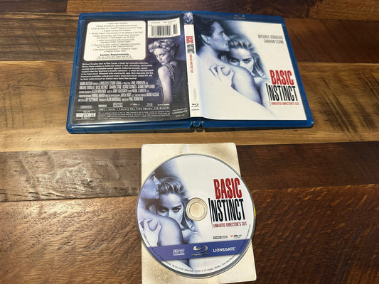 Basic Instinct Blu ray-Lionsgate-Director’s Cut-Sharon Stone Classic-