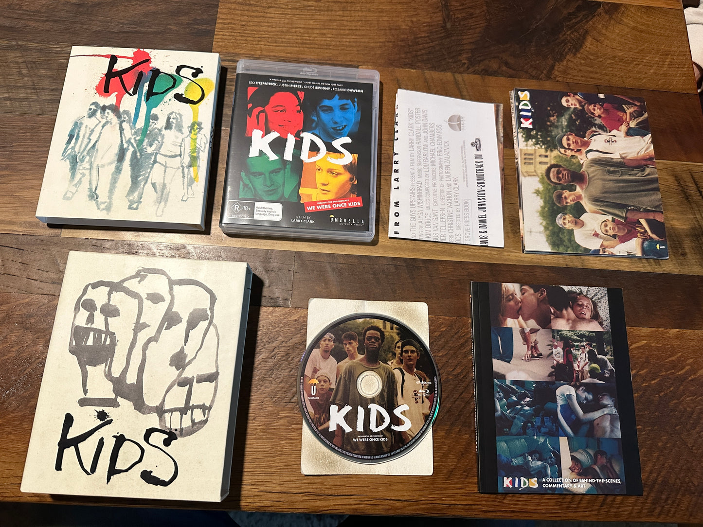 Kids (Blu ray, Umbrella Ent Region B, Rare Limited Edition, 500 Made, Larry Clark)