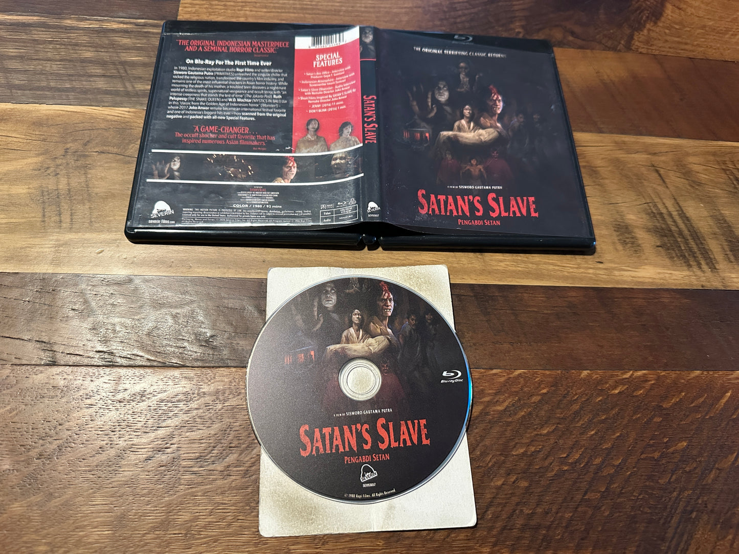 Satan's Slave Blu ray*Severin Films*80's Horror Classic*Widescreen*