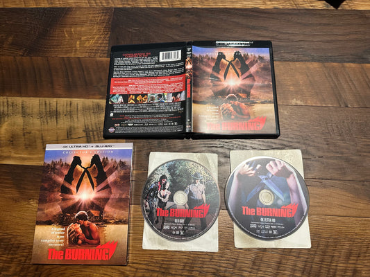 The Burning 4K Ultra HD/Blu ray-Scream Factory-2 Disc-Slipcover-