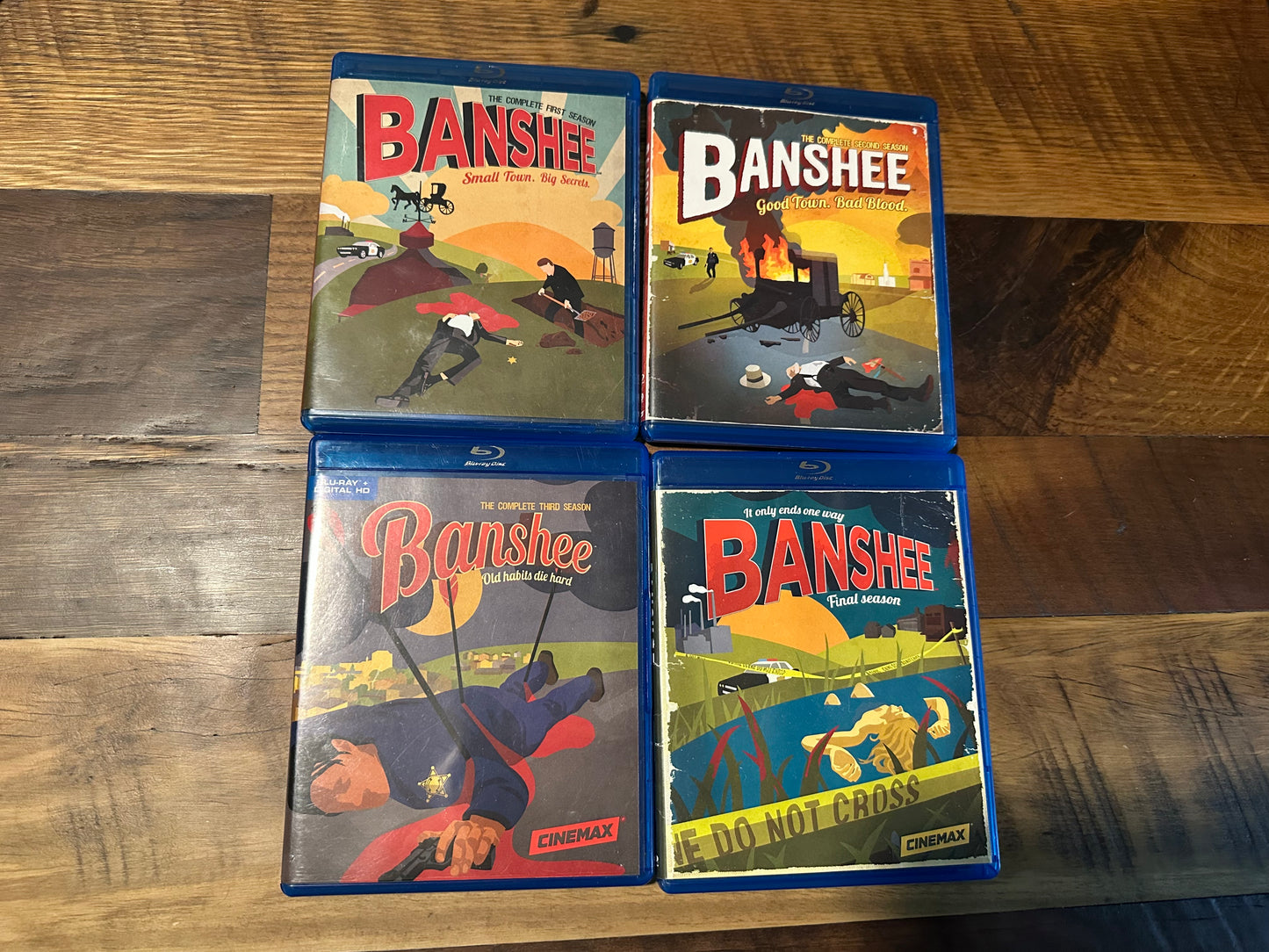 Banshee Complete Series Blu ray-HBO TV Series-Season 1-4 Widescreen-