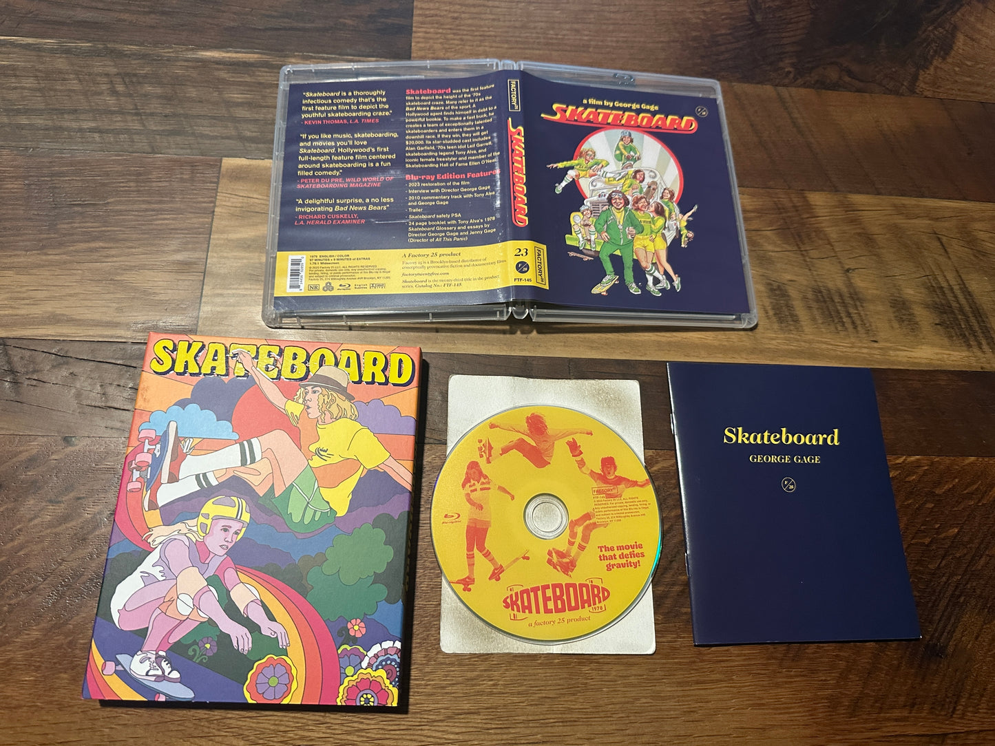Skateboard Blu ray-Vinegar Syndrome Partner Label-Slipcover-