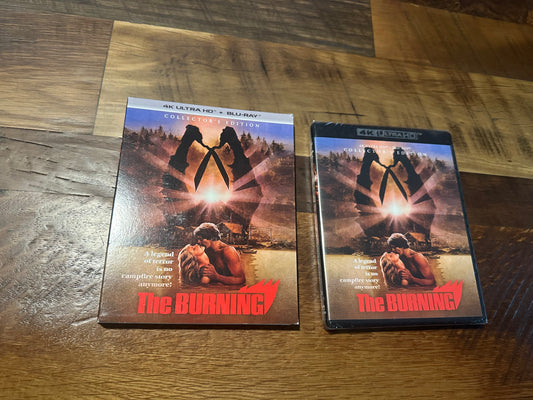 The Burning 4K Ultra HD/Blu ray-Scream Factory-2 Disc-Slipcover-NEW