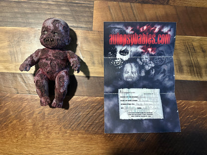 Scabs (Autopsy Babies, Only One Made, Death Certificate Included, 8 Inch Doll)