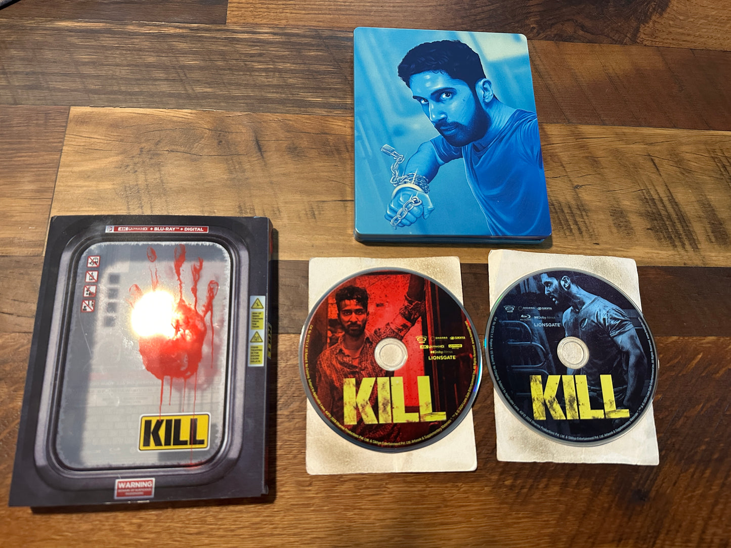 Kill (4K Ultra HD/Blu ray, Steelbook, Slipcover, Lionsgate, No Digital)