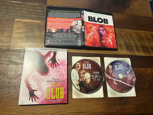 The Blob 4K Ultra HD/Blu ray-Scream Factory-Slipcover-Collector’s Ed-