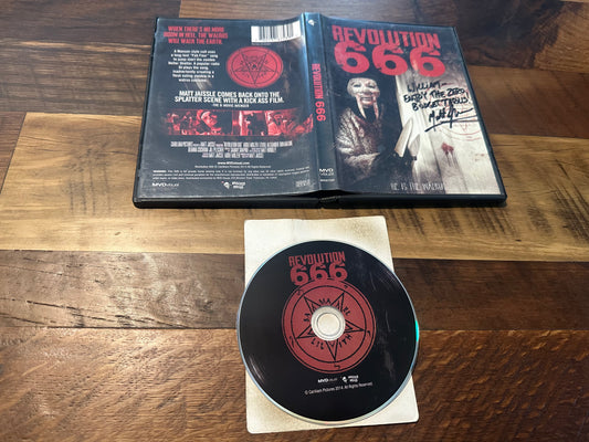 Revolution 666 DVD-MVD Visual-Signed-Obscure Horror-Low Budget-
