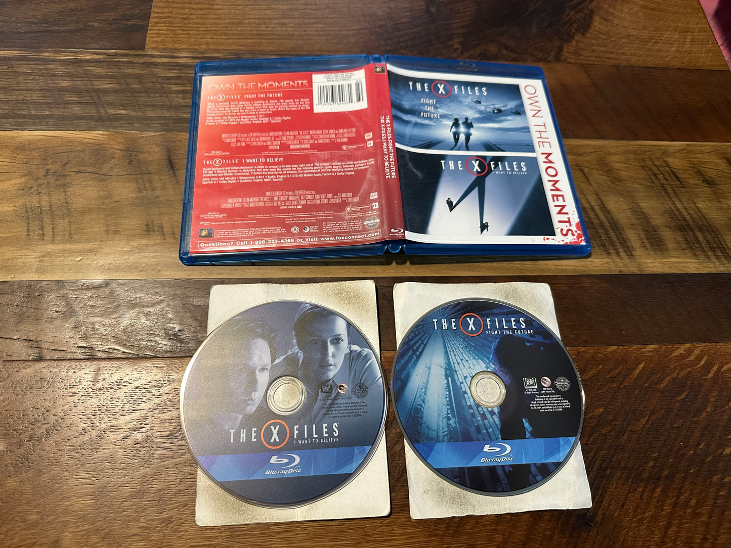 X-Files: Fight The Future & I Want To Believe (Blu ray, 20th Century Fox)