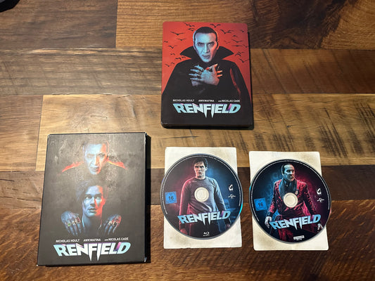 Renfield 4K Ultra HD/Blu ray-Turbine-Steelbook-Slipcase-2 Disc