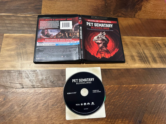 Pet Sematary Bloodlines 4K Ultra HD-Paramount-Modern Horror-No Digital