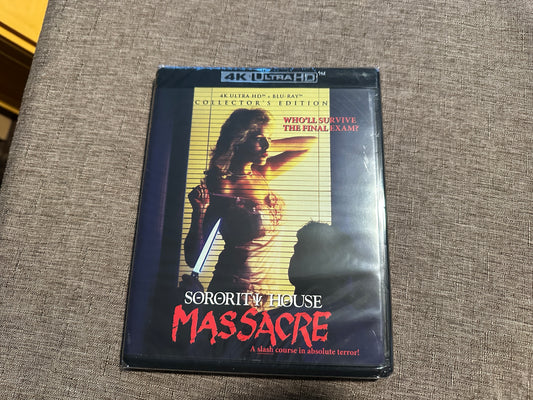 Sorority House Massacre (4K Ultra HD/Blu ray, Scream Factory, NEW)
