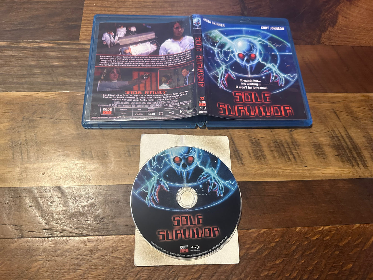 Sole Survivor BD-R 80’s Classic Horror-Widescreen-Anita Skinner