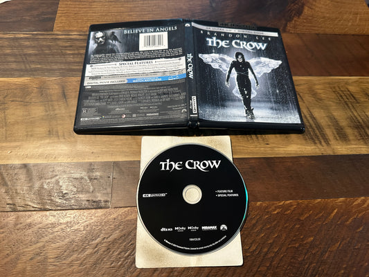 The Crow 4K Ultra HD-Paramount-Brandon Lee Classic-No Digital