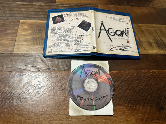 Agoni (Blu ray, Dead Vision, Convention Exclusive, Only 25 Made, Signed)