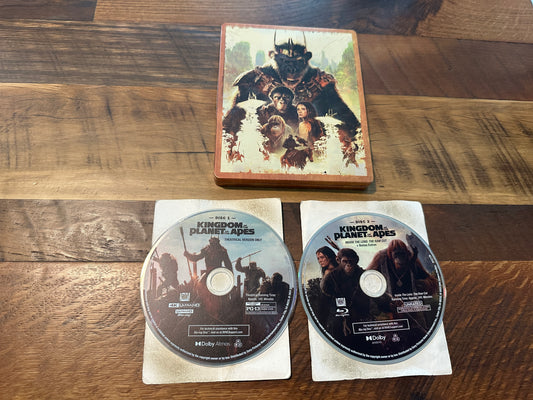 Kingdom of the Planet of the Apes 4K Ultra HD, 20th Century, Steelbook, No Dig)