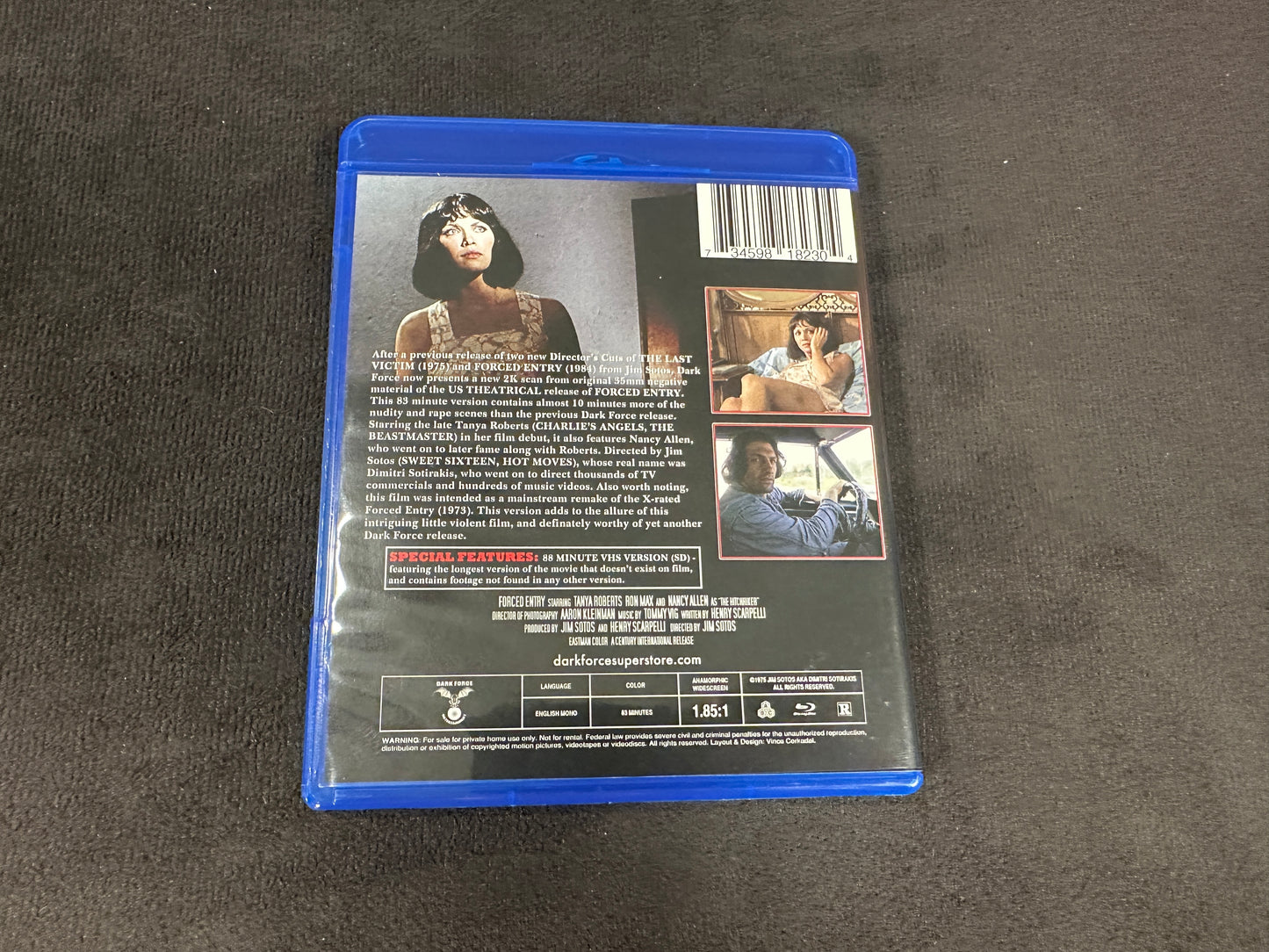 Forced Entry 1984 (Blu ray, Dark Force Entertainment, Slipcover, Classic)