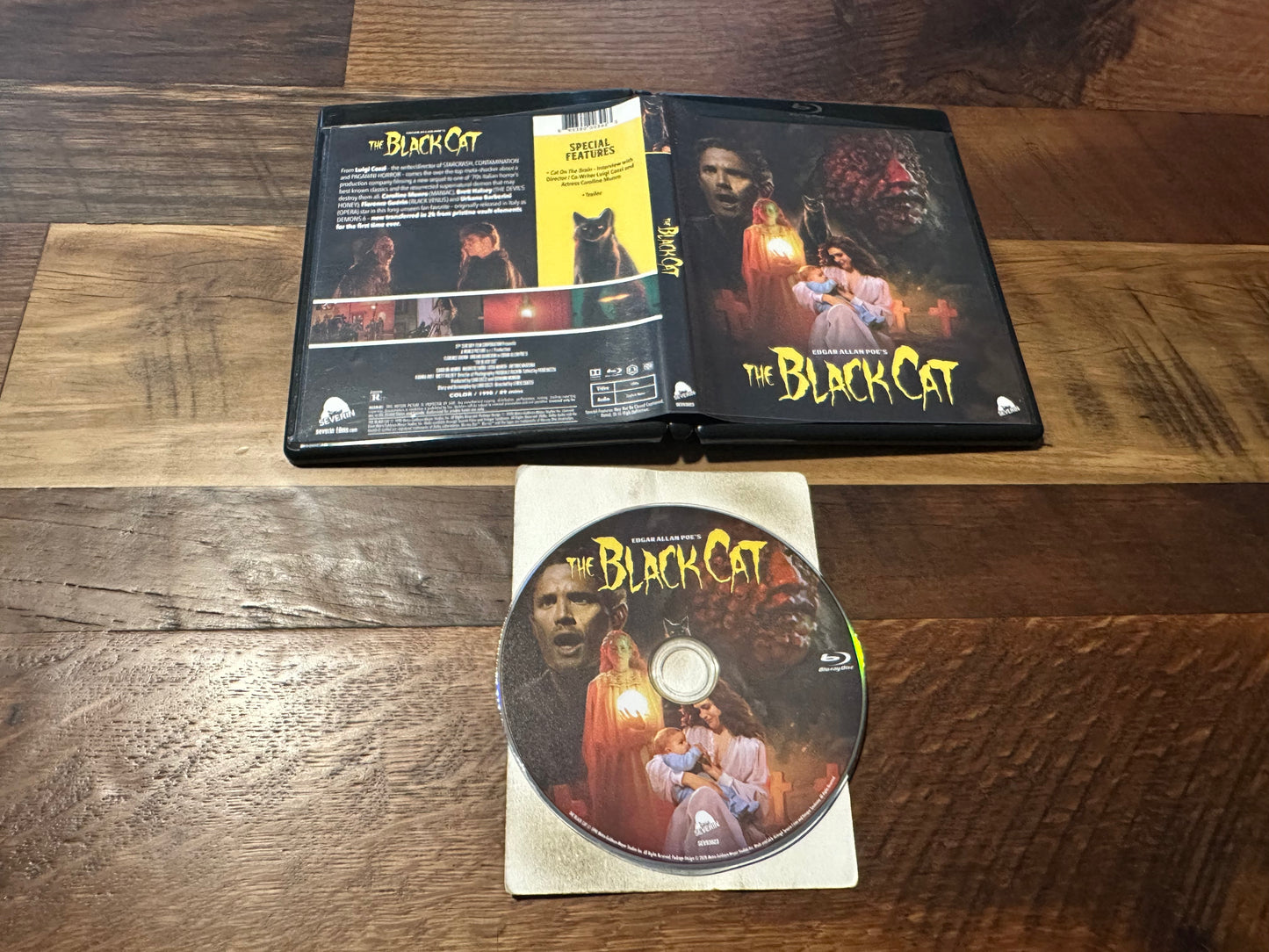 Edgar Allan Poe’s The Black Cat Blu ray-Severin Films-90’s Classic-