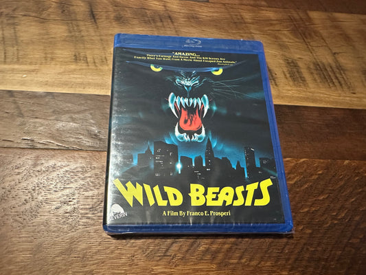 Wild Beast Blu ray-Severin Films-80’s Horror Classic-NEW /Sealed