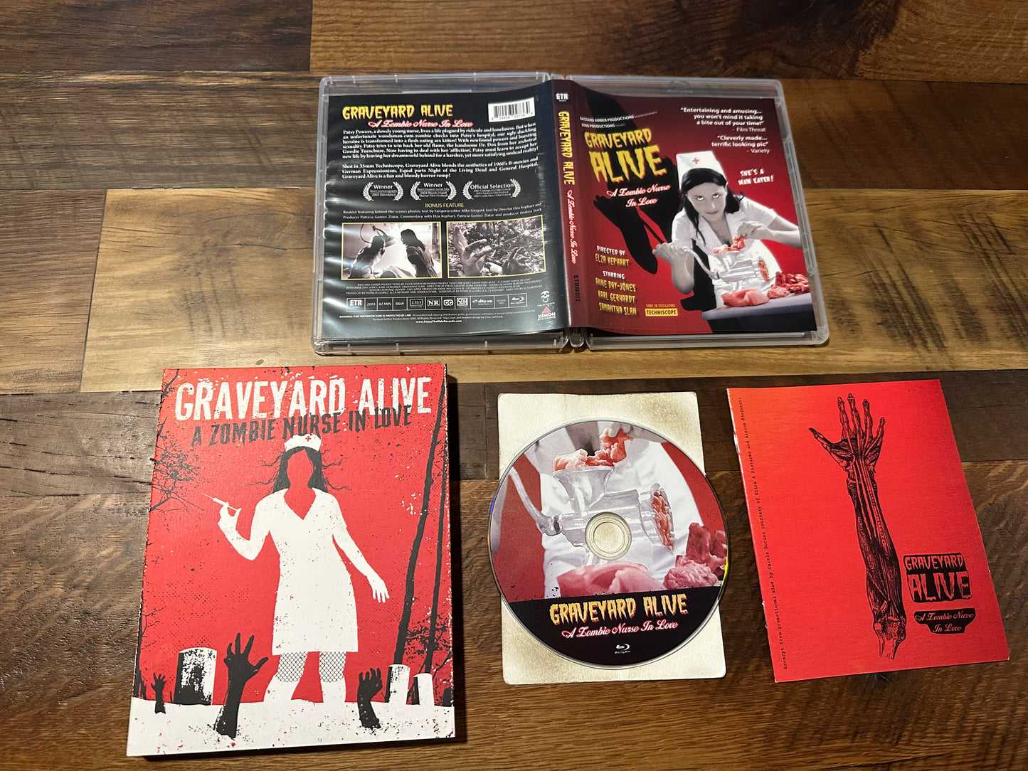 Graveyard Alive A Zombie Nurse In Love Blu ray-Vinegar Syndrome Partner-Slip