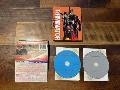 Terminator Genisys (Blu ray/DVD, Steelbook, Paramount, 2 Disc, No Digital)