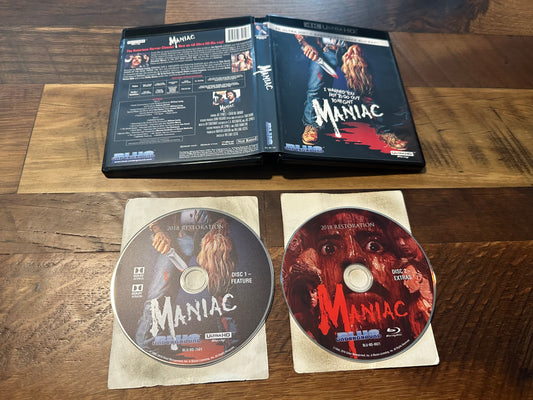 Maniac 4K Ultra HD-Blue Underground-80’s Horror Classic-