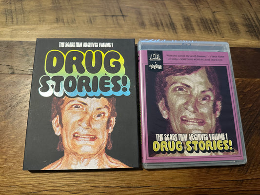 The Scare Films Archives Volume 1 Drug Stories Blu ray-Vinegar Syndrome-Slip-NEW