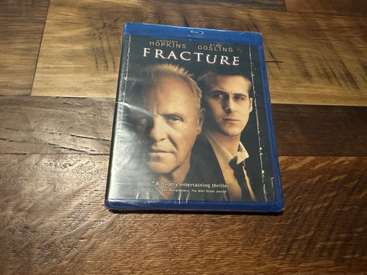 Fracture Blu ray-New Line Cinema-Anthony Hopkins Classic-NEW