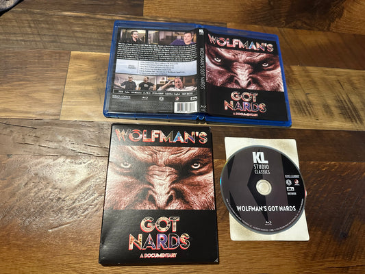 Wolf man’s Got Nards Blu ray-Kino Lorber-Rare Slipcover-Documentary-