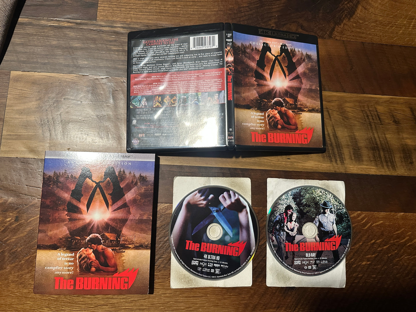 The Burning (4K Ultra HD/Blu ray, Scream Factory, 2 Disc, Slipcover)