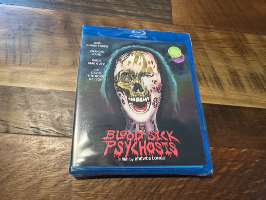 Blood Sick Psychosis Blu ray*Obscure Horror*Heavy Metal Bloodfest*NEW