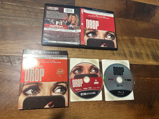 Drop 4K Ultra HD/Blu ray-Universal-Collector’s Ed-Slipcover-No Digital