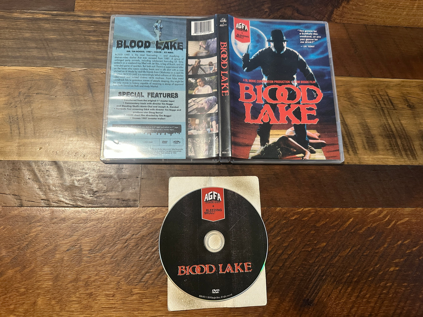 Blood Lake (DVD, AGFA, 80’s Horror Classic, Tim Boggs)