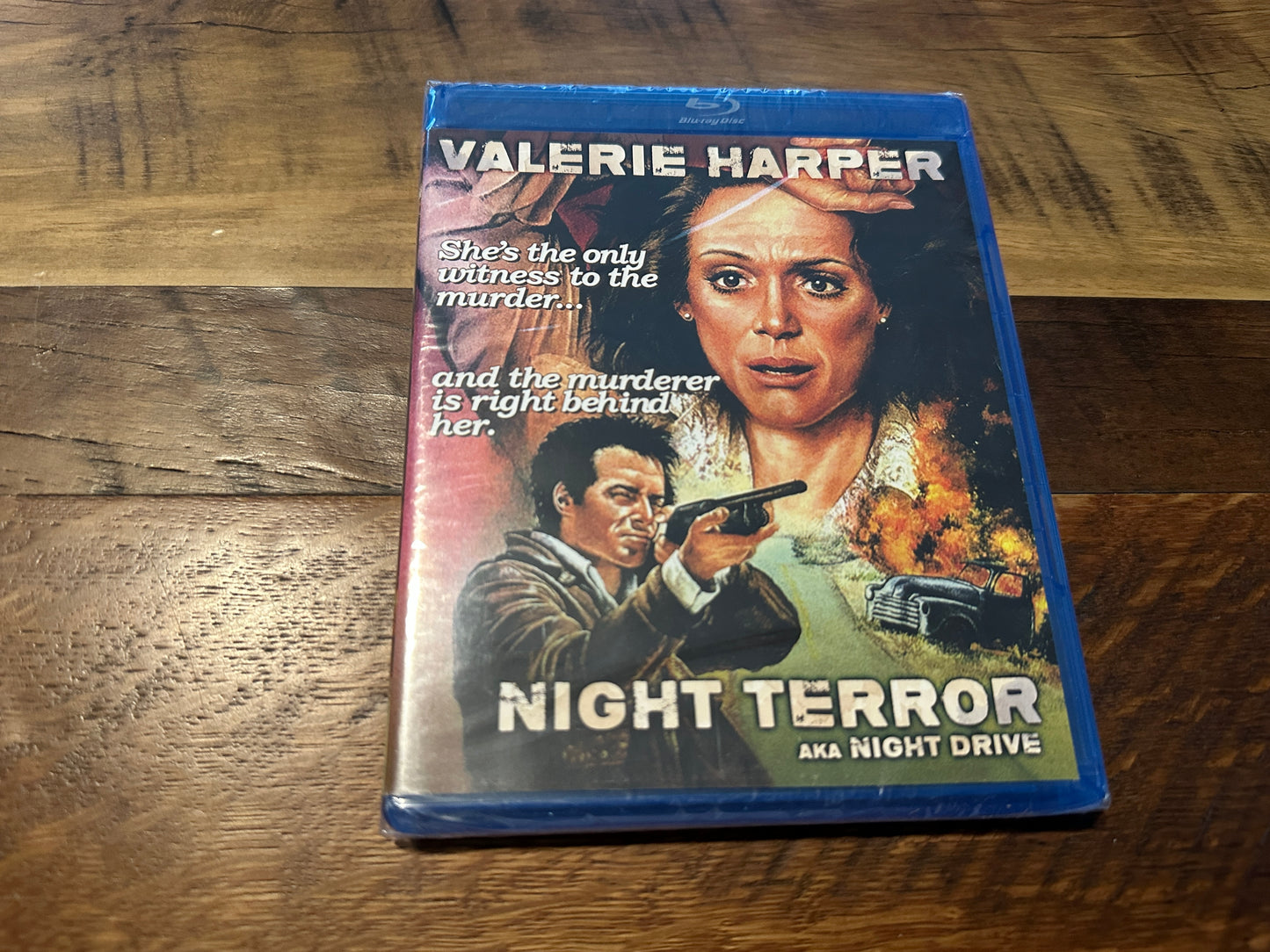 Night Terror AKA Night Drive (Blu ray, Kino Lorber, Valerie Harper, NEW)
