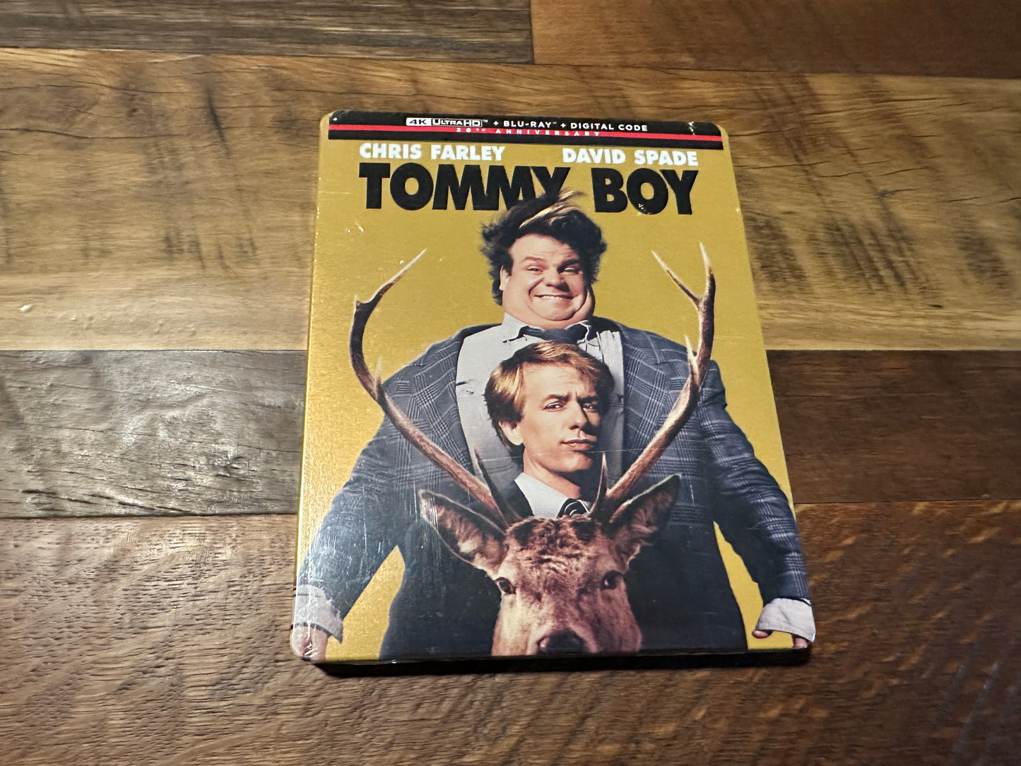 Tommy Boy (4K Ultra HD/Blu ray, Steelbook, Paramount, Chris Farley, NEW)