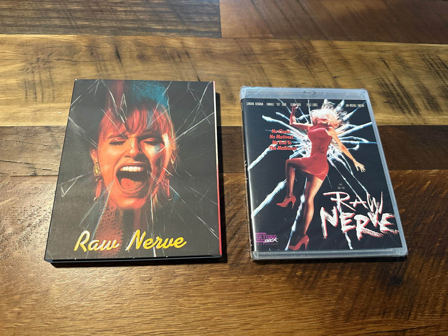 Raw Nerve (Blu ray, Culture Shock Releasing, Slipcover, 90’s Classic, NEW)