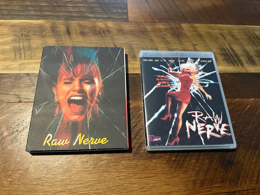 Raw Nerve (Blu ray, Culture Shock Releasing, Slipcover, 90’s Classic, NEW)