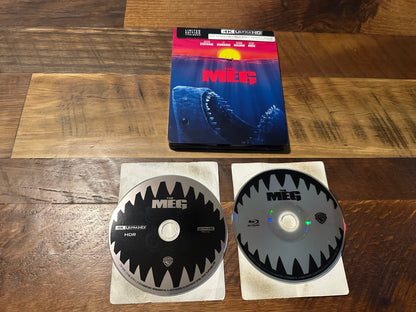 The Meg (4K Ultra HD/Blu ray, Warner Bros, Limited Ed, Steelbook, No Digital)