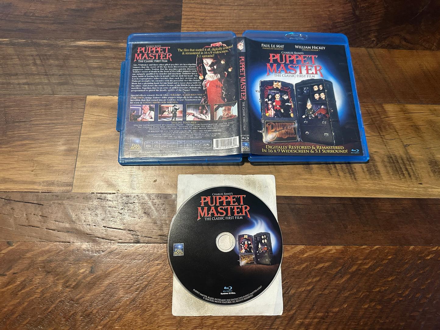 Puppet Master (Blu ray, Full Moon Pictures, Horror Classic, Widescreen)