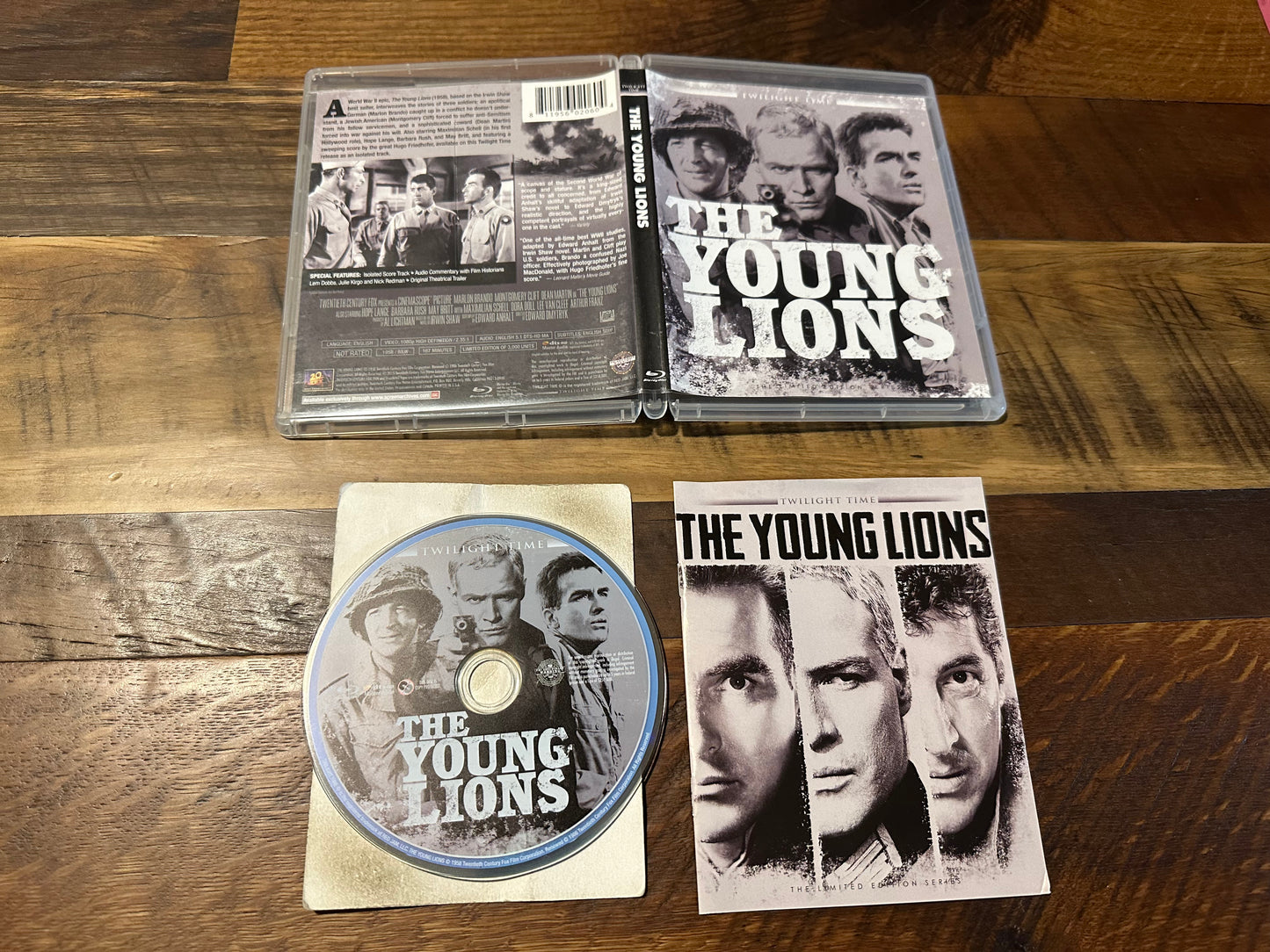 The Young Lions Blu ray-Twilight Time-Limited Edition-3000 Made-OOP