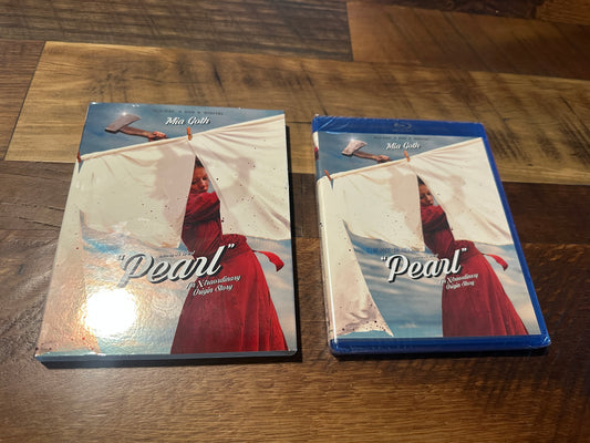 Pearl (Blu ray, Lionsgate, Wal Mart Slipcover, Mia Goth Horror Classic, NEW)