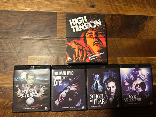 High Tension Four Films By Lamberto Bava (Blu ray, Severin Films)