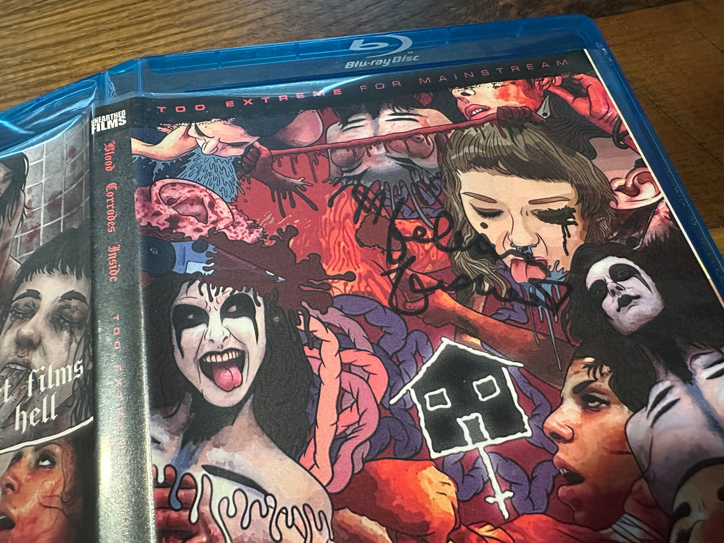 Blood Corrodes Inside Trilogy Blu ray-Too Extreme For Mainstream-Signed-3 Short Films
