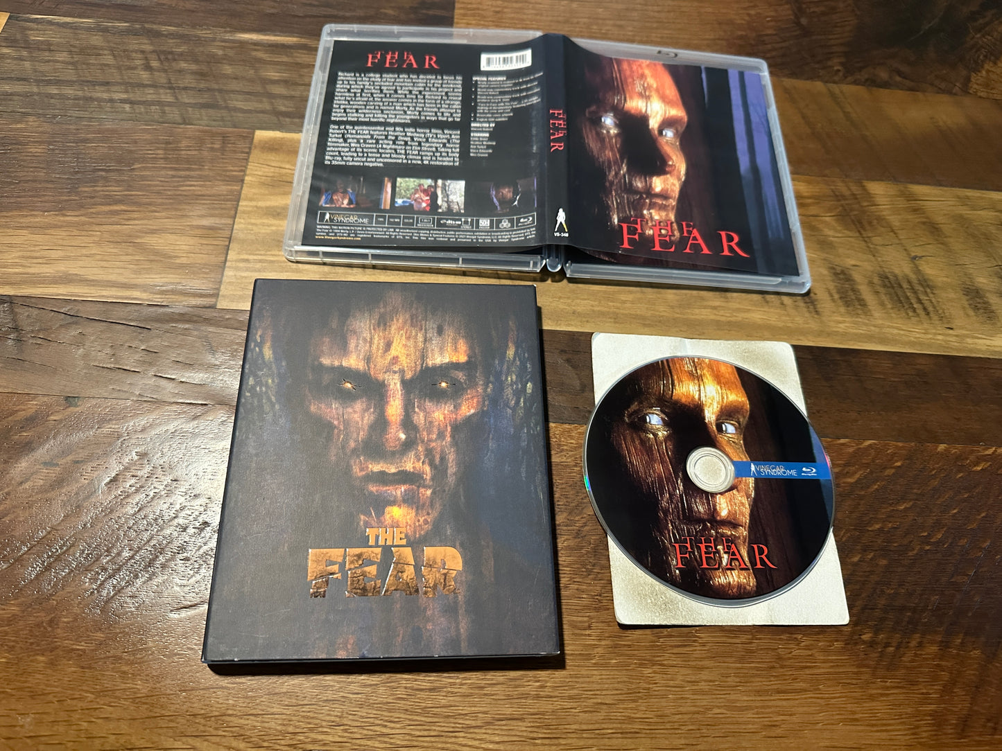 The Fear (Blu ray, Vinegar Syndrome, Slipcover, 90’s Horror)