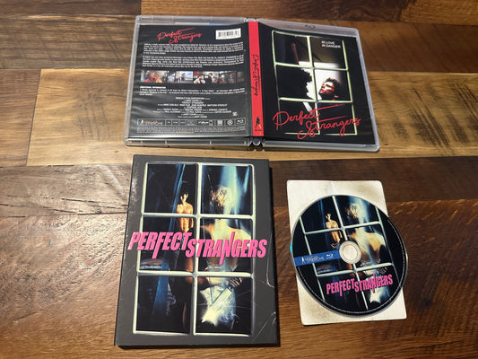 Perfect Strangers Blu ray-Vinegar Syndrome-Slipcover-80’s Horror-Slipcover