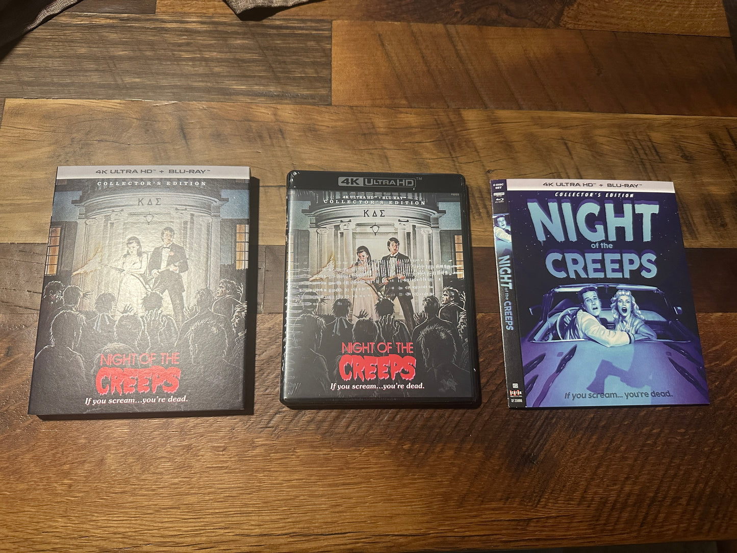 Night Of The Creeps (4K Ultra HD/Blu ray, Scream Factory, X2 Slipcover, NEW)