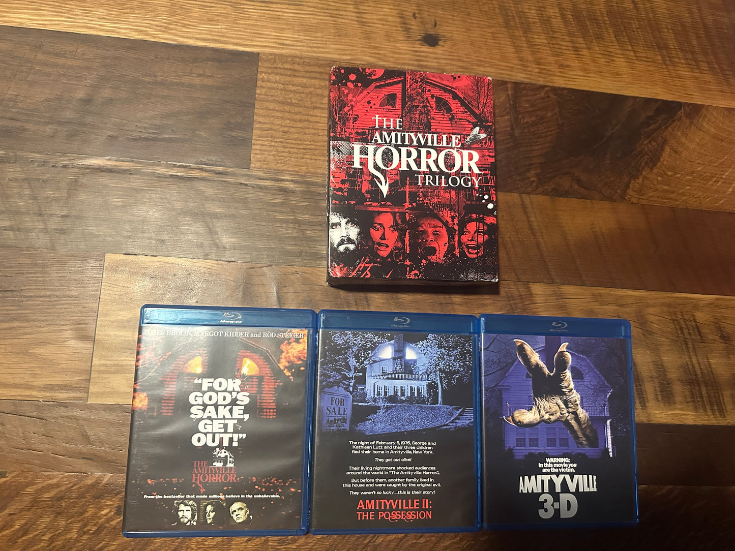 The Amityville Horror Trilogy (Blu ray, Scream Factory, Boxset, 3 Movies, Classics)