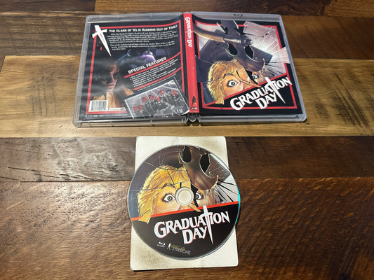 Graduation Day Blu ray ONLY-Vinegar Syndrome-80’s Classic Horror-