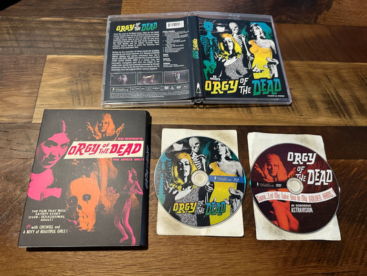 Orgy Of The Dead (Blu ray, Vinegar Syndrome, Alternative Slipcover, 60’s Classic)