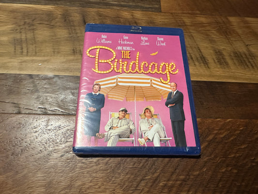 The Birdcage (Blu ray, Warner Bros, Robin Williams 90’s Classic, NEW)